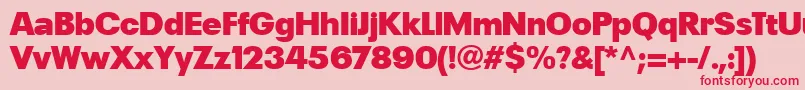 More about PlakLtBlack Font PlakLtBlack Font – Red Fonts on Pink Background