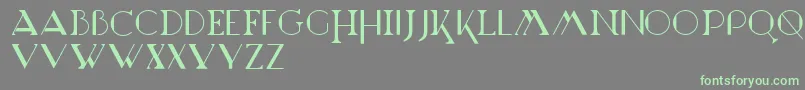 Marchesa Font – Green Fonts on Gray Background