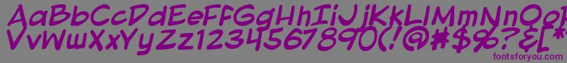 More about BlambotProLiteBold Font BlambotProLiteBold Font – Purple Fonts on Gray Background