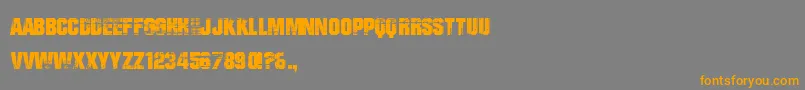 More about BadGrunge Font BadGrunge Font – Orange Fonts on Gray Background