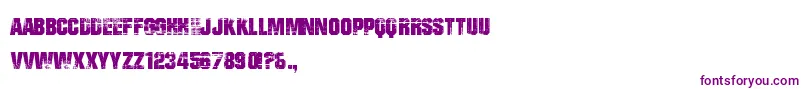 BadGrunge-Schriftart – Violette Schriften