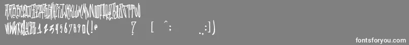 GrafitikRiot Font – White Fonts on Gray Background