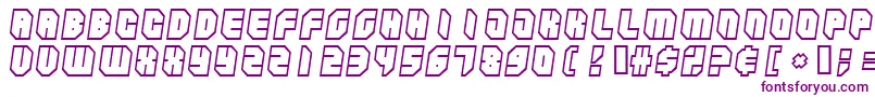 Zipperbluesoutline Font – Purple Fonts