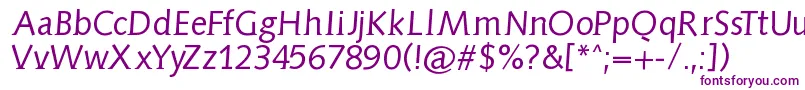 Aidaserifobliquemedium Font – Purple Fonts