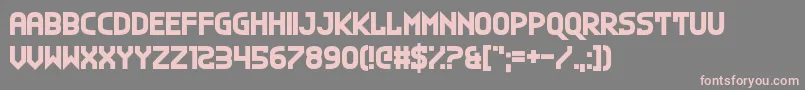 PlanG Font – Pink Fonts on Gray Background