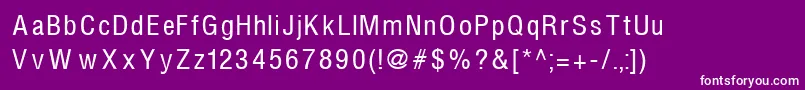fuente Helvcondenced105n – Fuentes Blancas Sobre Fondo Morado