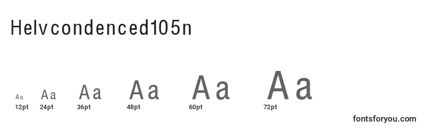 Helvcondenced105n Font Sizes