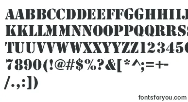 Stencildee font – Fonts Apples