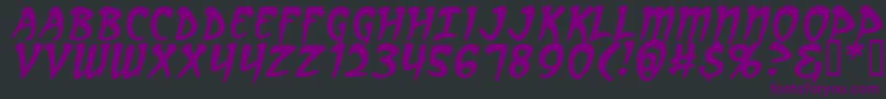 ArcanumI Font – Purple Fonts on Black Background
