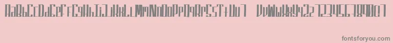 SuperfuckedSmall Font – Gray Fonts on Pink Background