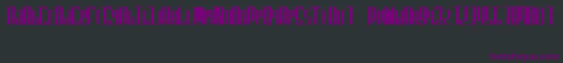 Шрифт SuperfuckedSmall – фиолетовые шрифты на чёрном фоне