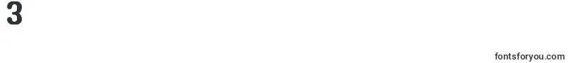 Tragic2-Schriftart – Schriften für die Ziffer 3