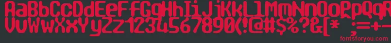 Tragic2 Font – Red Fonts on Black Background