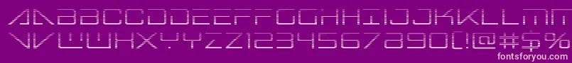 Bansheepilotgrad Font – Pink Fonts on Purple Background