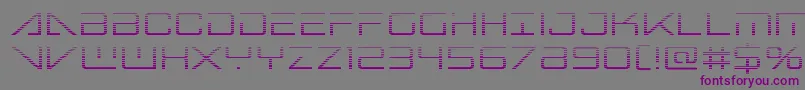 Bansheepilotgrad Font – Purple Fonts on Gray Background