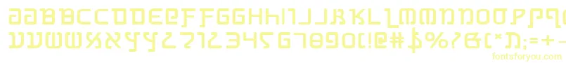 GrimlordBoldExpanded-Schriftart – Gelbe Schriften