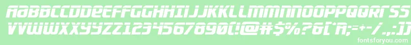 Lightsidercompactlaser Font – White Fonts on Green Background