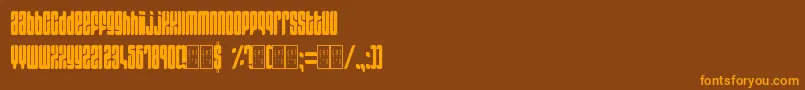 More about Samatya Font Samatya Font – Orange Fonts on Brown Background