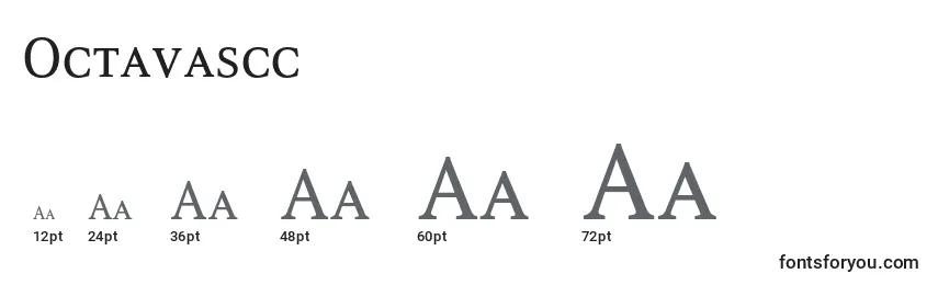 Octavascc Font Sizes