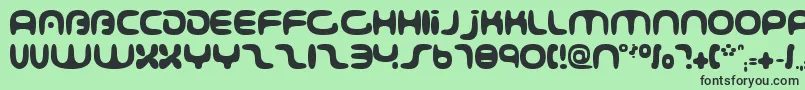 Police InterstellarLog – polices noires sur fond vert