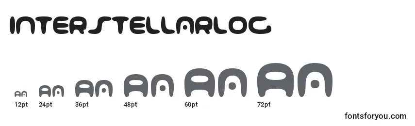 InterstellarLog Font Sizes