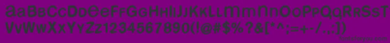 Freebsm Font – Black Fonts on Purple Background