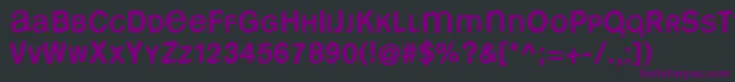 Freebsm Font – Purple Fonts on Black Background