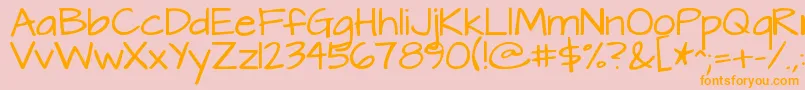 En savoir plus sur la police Architectsdaughter Police Architectsdaughter – polices orange sur fond rose