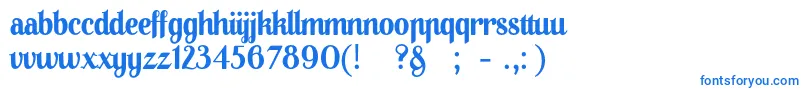 01Apompadoursample Font – Blue Fonts