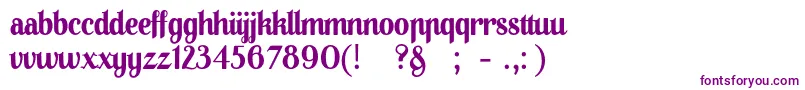 01Apompadoursample Font – Purple Fonts