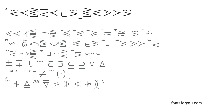 Шрифт QuantaPiOneSsi – алфавит, цифры, специальные символы