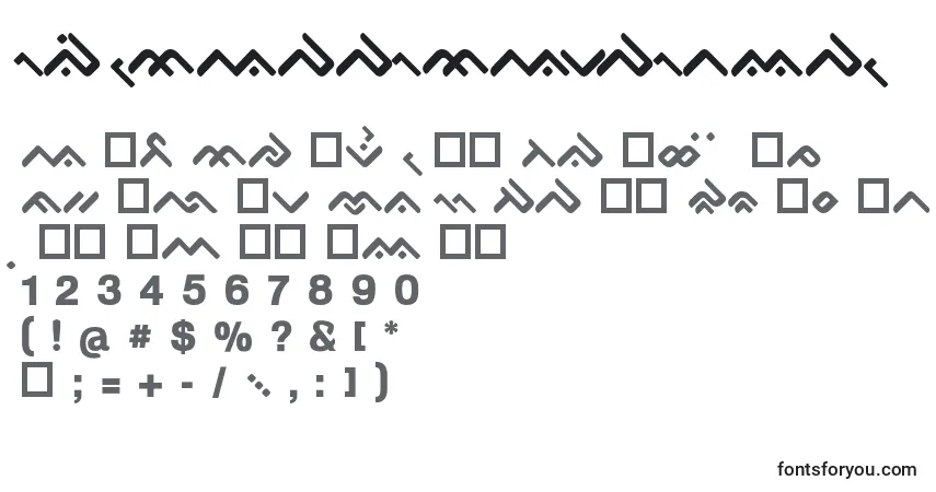 OgieCappoCampotype Font – alphabet, numbers, special characters
