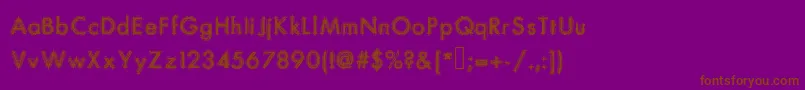 Más sobre la fuente Pandemic fuente Pandemic – Fuentes Marrones Sobre Fondo Morado