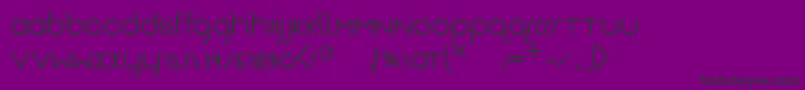 Nearjantschich Font – Black Fonts on Purple Background