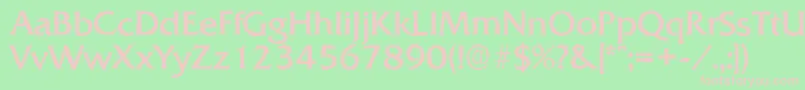 More about QuadratantiqueRegular Font QuadratantiqueRegular Font – Pink Fonts on Green Background