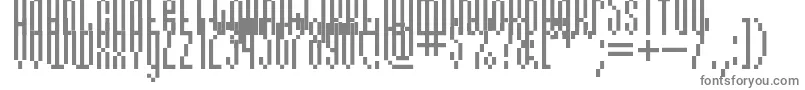 フォントRelativityThin – 灰色のフォント