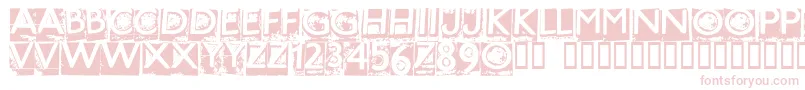HotmetalNormal Font – Pink Fonts on White Background