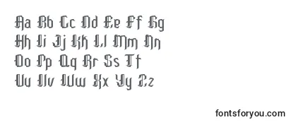 Review of the PatinioGothicSample Font