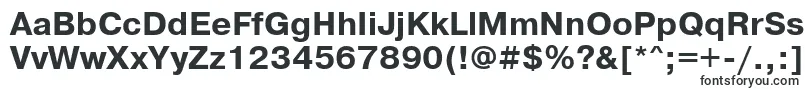 Czcionka Prg75Ac – rosta typografia