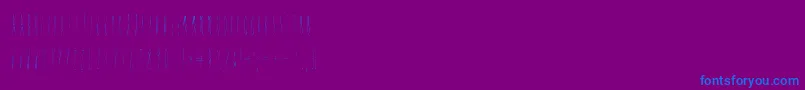 Discoverearth Font – Blue Fonts on Purple Background