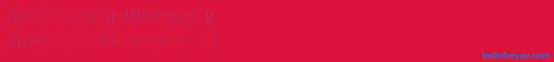 Police Discoverearth – polices bleues sur fond rouge