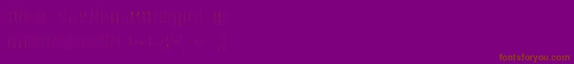 Discoverearth Font – Brown Fonts on Purple Background