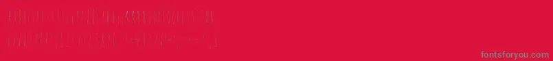 Discoverearth Font – Gray Fonts on Red Background