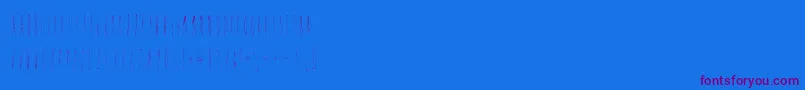 Discoverearth Font – Purple Fonts on Blue Background
