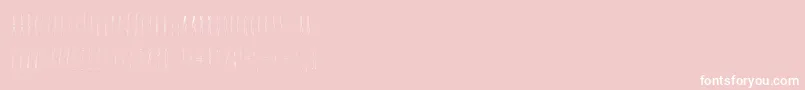 Discoverearth Font – White Fonts on Pink Background