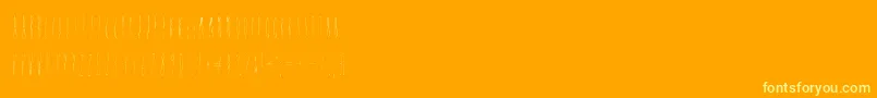 Discoverearth Font – Yellow Fonts on Orange Background