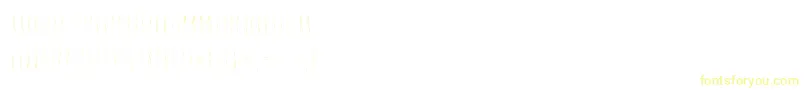 Discoverearth Font – Yellow Fonts on White Background