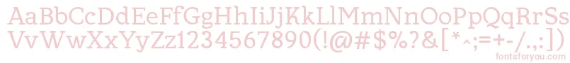 Allejo Font – Pink Fonts on White Background