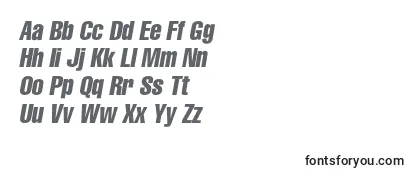 AglettericacompressedcItalic Font