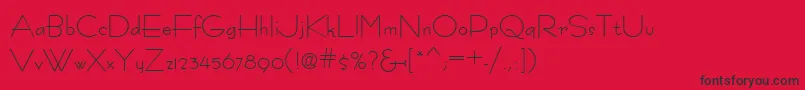 Шрифт Fastracfashion – чёрные шрифты на красном фоне
